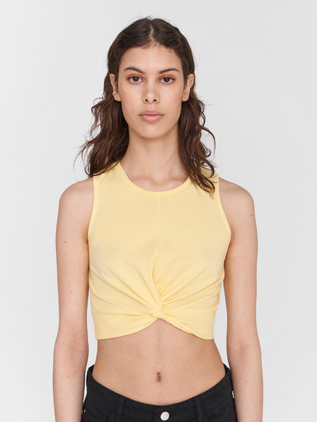 Noisy May Gelbes Crop-Top Noisy May Twiggi
