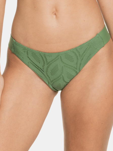 Roxy Grüne gemusterte Bikinihose Roxy