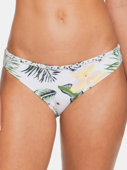 Roxy Weiße gemusterte Bikinihose Roxy