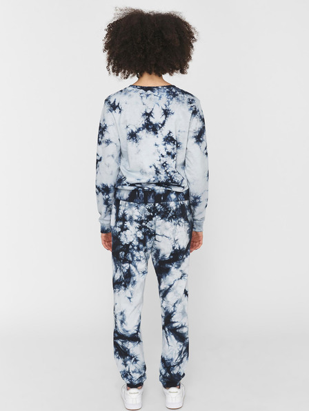 Noisy May Blau gemustertes Sweatshirt Noisy May Ilma
