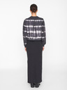 Noisy May Schwarz gemustertes Sweatshirt Noisy May Joan