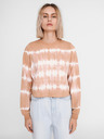 Noisy May Beige gemustertes Sweatshirt Noisy May Joan