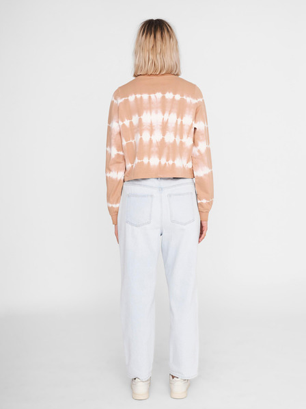 Noisy May Beige gemustertes Sweatshirt Noisy May Joan