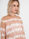 Noisy May Beige gemustertes Sweatshirt Noisy May Joan