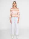 Noisy May Beige gemustertes Sweatshirt Noisy May Joan