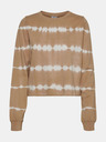 Noisy May Beige gemustertes Sweatshirt Noisy May Joan