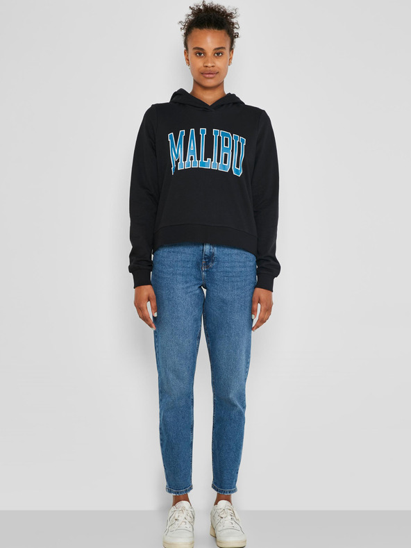 Noisy May Schwarzer Kapuzenpullover Noisy May Fame