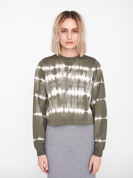 Noisy May Khaki Gemustertes Sweatshirt Noisy May Joan