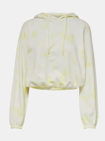 ONLY Gelber kurzer Hoodie ONLY