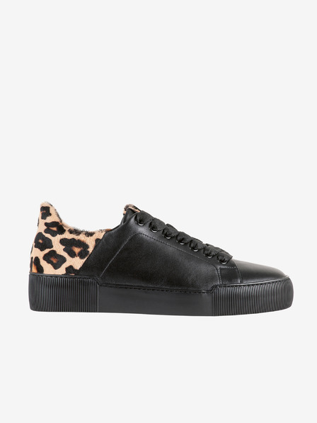 Högl Schwarz gemusterte Damen Leder Sneakers Högl Blade