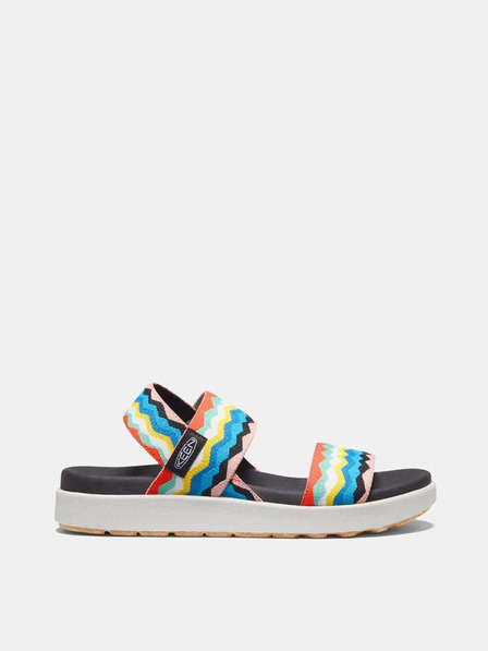 Keen Keen gelb und blau Damensandalen