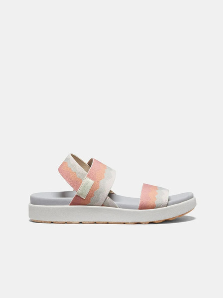 Keen Orangefarbene und cremefarbene Keen Damensandalen