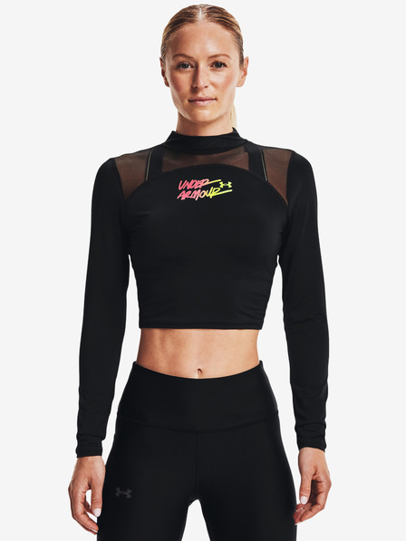 Under Armour Damen-T-Shirt Under Armour HG Q3 Crop Mockneck
