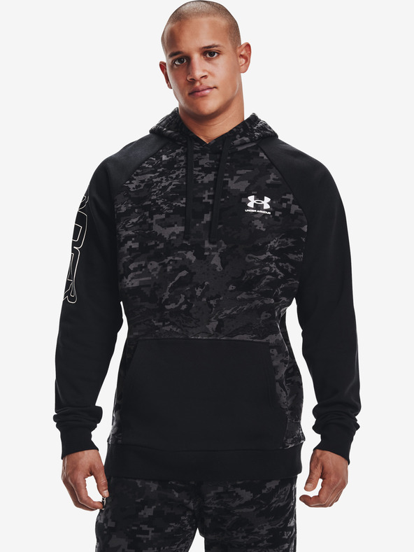 Under Armour Herren Sweatjacke Under Armour RIVAL FLC CAMO SCRIPT HD