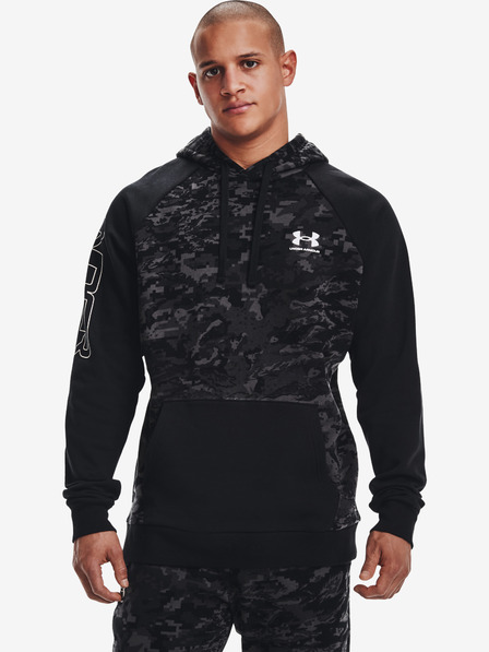 Under Armour Herren Sweatjacke Under Armour RIVAL FLC CAMO SCRIPT HD
