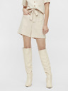 .OBJECT Cremefarbene Shorts mit Leinenmischung .OBJECT Snakes