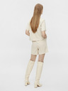 .OBJECT Cremefarbene Shorts mit Leinenmischung .OBJECT Snakes