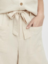 .OBJECT Cremefarbene Shorts mit Leinenmischung .OBJECT Snakes