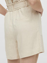 .OBJECT Cremefarbene Shorts mit Leinenmischung .OBJECT Snakes
