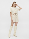 .OBJECT Cremefarbene Shorts mit Leinenmischung .OBJECT Snakes