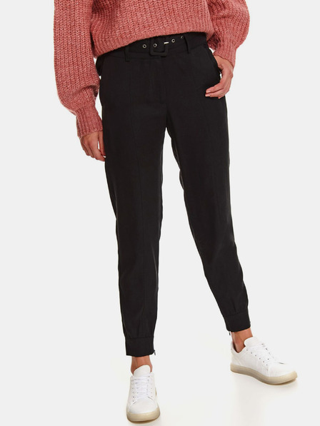 TOP SECRET Schwarze Hose mit Gürtel TOP SECRET