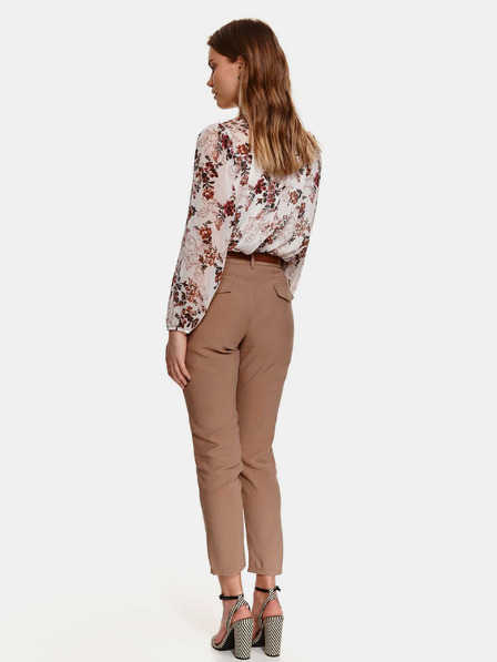 TOP SECRET Braune abgeschnittene Hose TOP SECRET