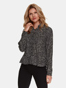 TOP SECRET Schwarz gemusterte Bluse mit Knöpfen TOP SECRET