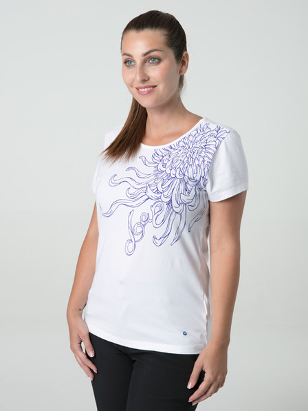 Loap Weißes Damen-T-Shirt LOAP Abblina