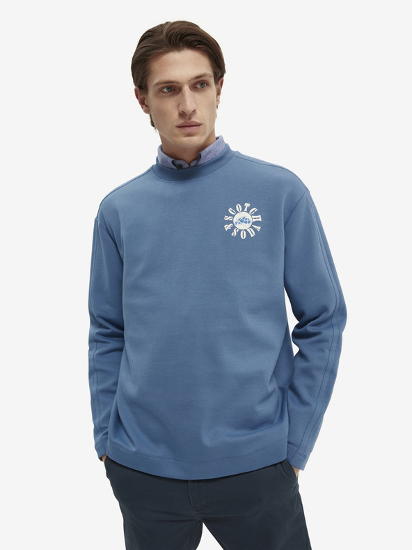 Scotch & Soda Blaues Herren Scotch & Soda Sweatshirt