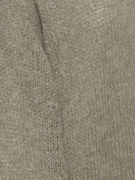 ICHI Hellgrüne Damen Strickjacke mit Alpaka-Wollmischung ICHI