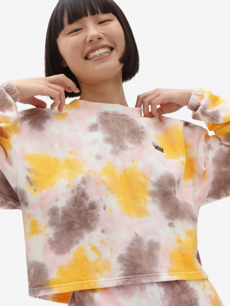 Vans VANS Grunge gelb und rosa Damen Batik Sweatshirt