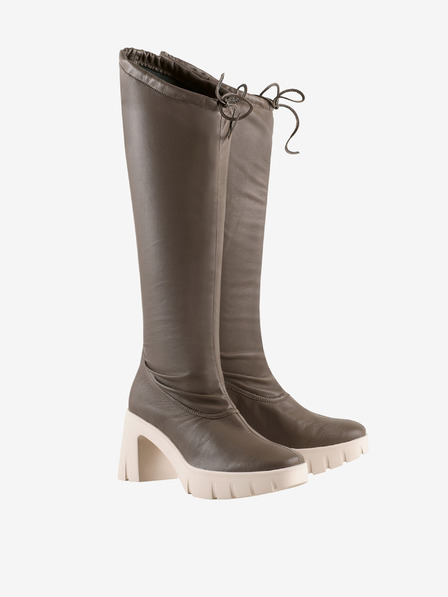 Högl Braune hochhackige Stiefel Högl