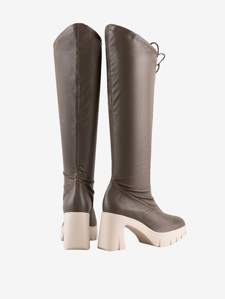 Högl Braune hochhackige Stiefel Högl