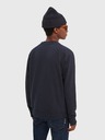 Scotch & Soda Dunkelblaues bedrucktes Sweatshirt für Herren Scotch & Soda
