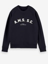 Scotch & Soda Dunkelblaues bedrucktes Sweatshirt für Herren Scotch & Soda