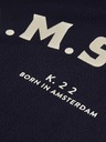 Scotch & Soda Dunkelblaues bedrucktes Sweatshirt für Herren Scotch & Soda