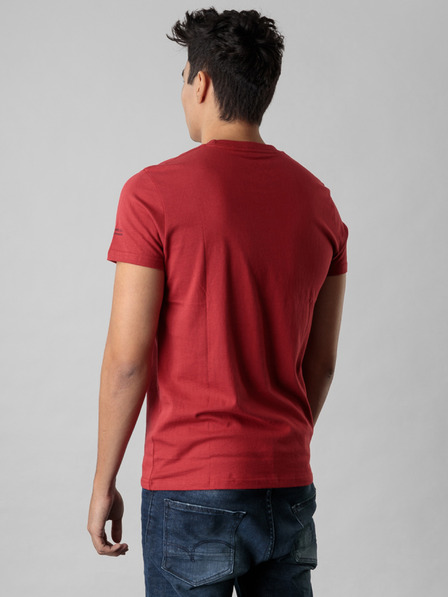 Devergo Rotes bedrucktes Herrenhemd von Devergo