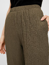 Pieces Khaki Cropped Loose Hose Pieces Lara