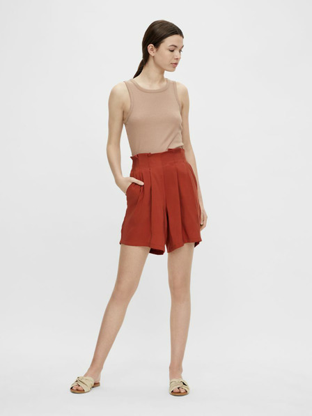Pieces Braune Shorts mit Taschen Pieces Lynwen