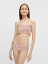 Pieces Rosa geblümter Bikiniunterteil Pieces Gaya