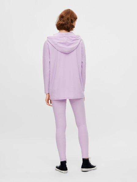 Pieces Hellvioletter Kapuzenpullover Pieces Ribbi