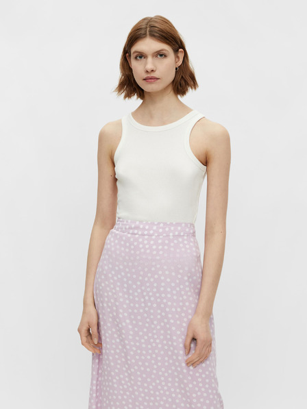 Pieces Weißes Tank-Top Pieces Taya
