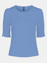 Pieces Blaues T-Shirt Pieces Tenley