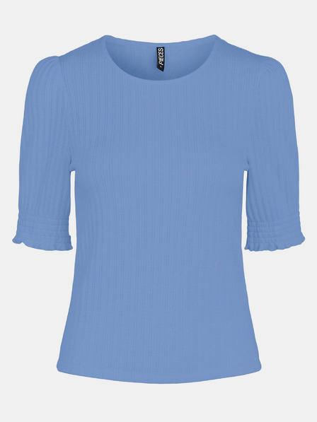 Pieces Blaues T-Shirt Pieces Tenley