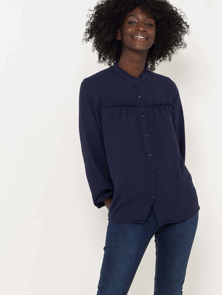 CAMAIEU Dunkelblaue Bluse CAMAIEU