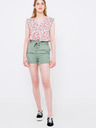 CAMAIEU Grüne Leinenshorts CAMAIEU