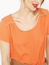CAMAIEU Orangefarbene Bluse CAMAIEU