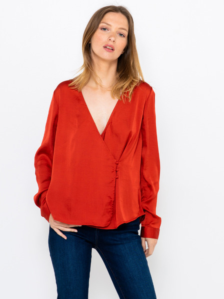CAMAIEU Rote Bluse CAMAIEU
