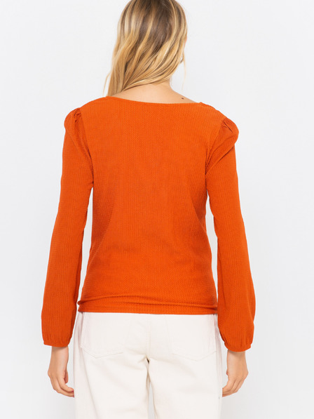 CAMAIEU Orangefarbene Bluse CAMAIEU