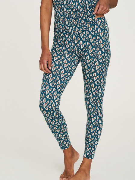 Tranquillo Blau gemusterte Leggings Tranquillo